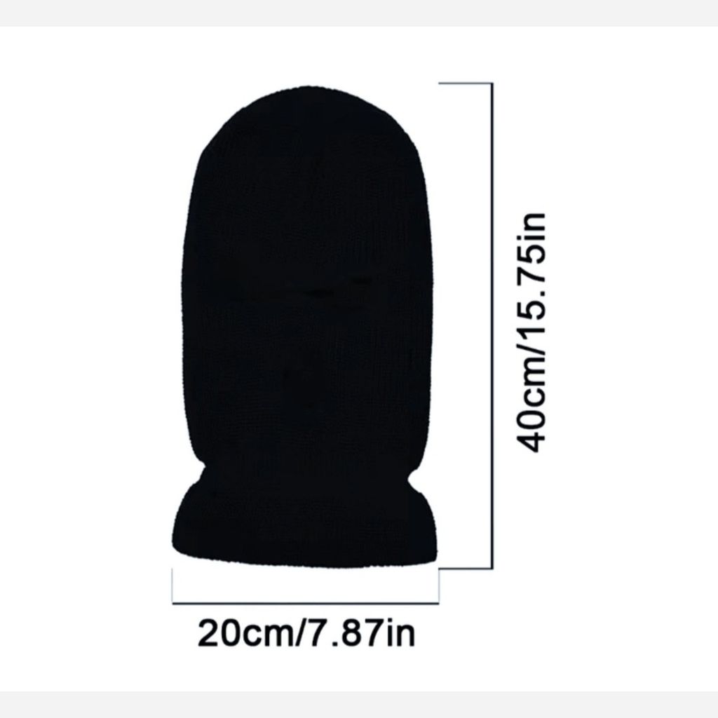 خرید اینترنتی کلاه بافت فیس ماسک مدل چشمی (بالا کلاوا)