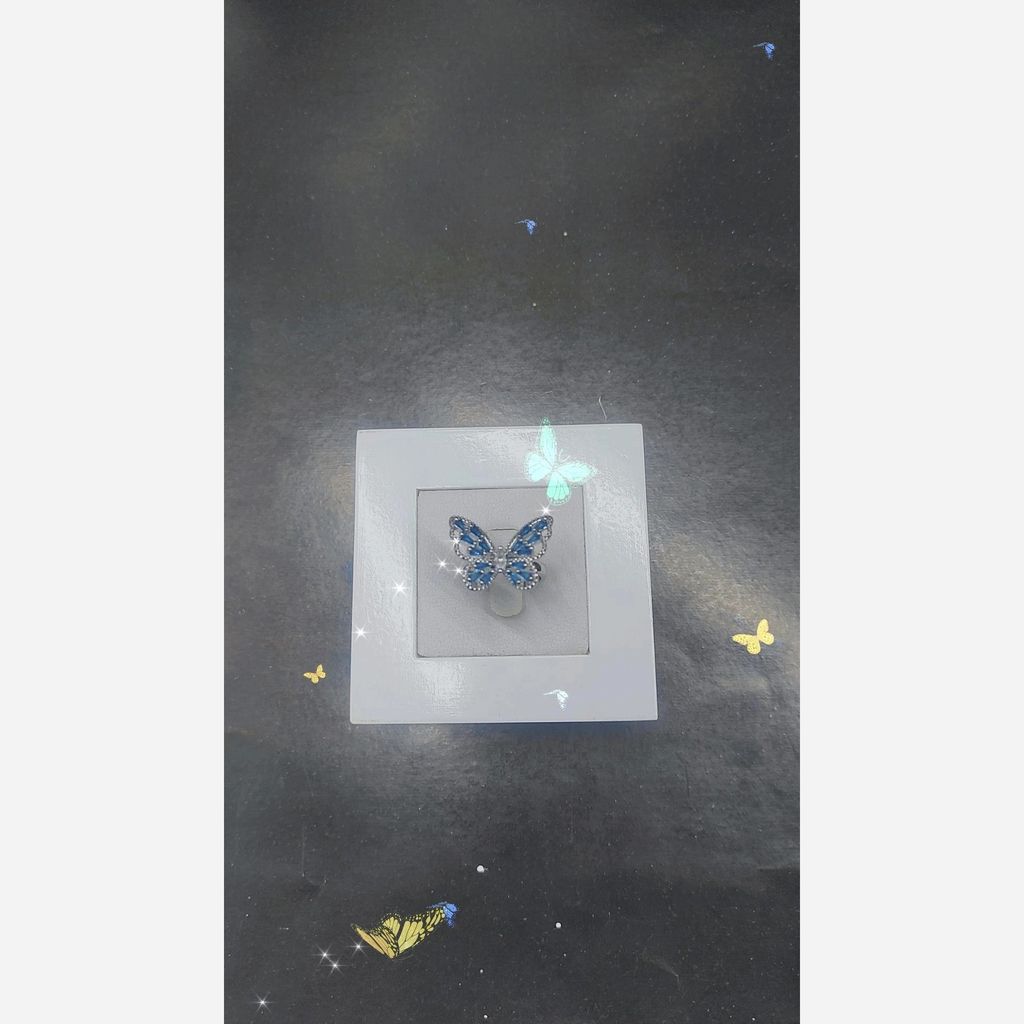 خرید اینترنتی انگشتر پروانه جواهری