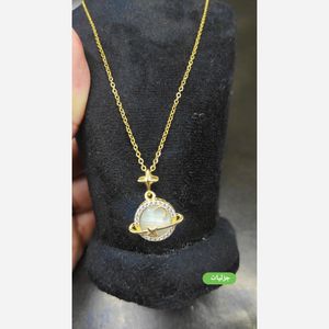 قیمت ارزان گردنبند زحل زنانه