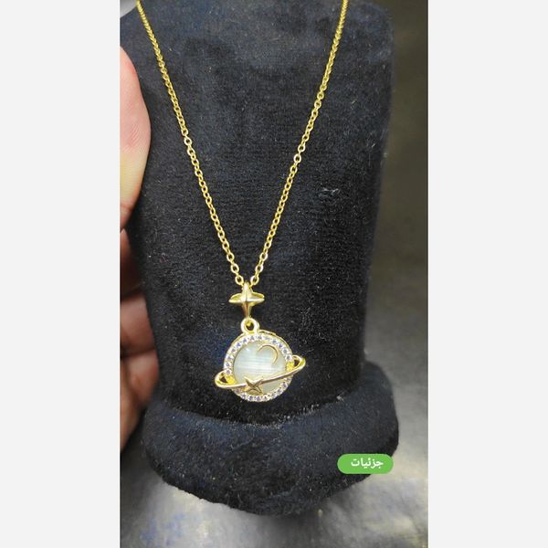 گردنبند زحل زنانه