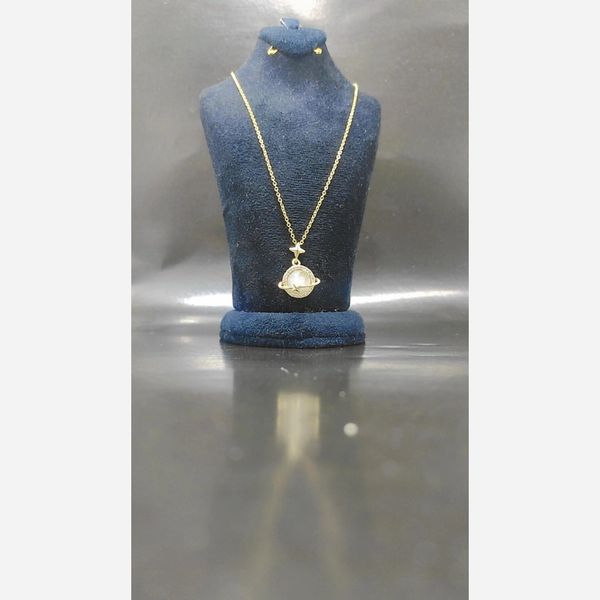 گردنبند زحل زنانه