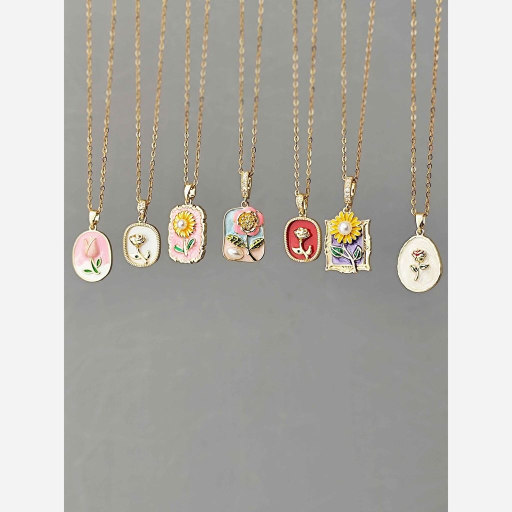 فروش اینترنتی گردنبند مینا کاری 