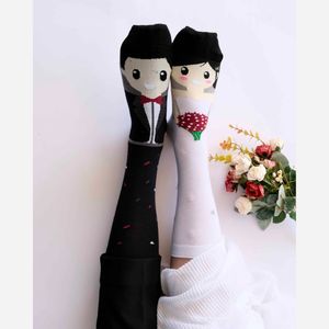 جوراب ساقدار لنگه به لنگه عروس داماد