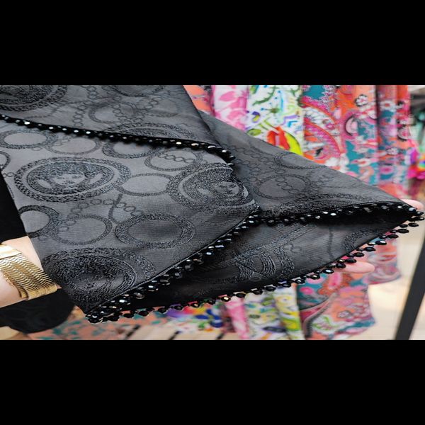 کت زنانه مجلسی ژاکارد طرح ورساچه