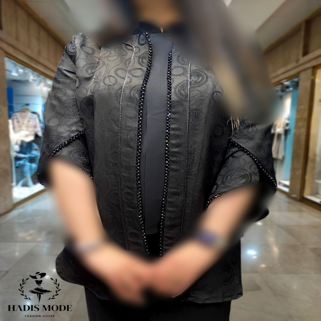 خرید اینترنتی قیمت کت زنانه مجلسی ژاکارد طرح ورساچه