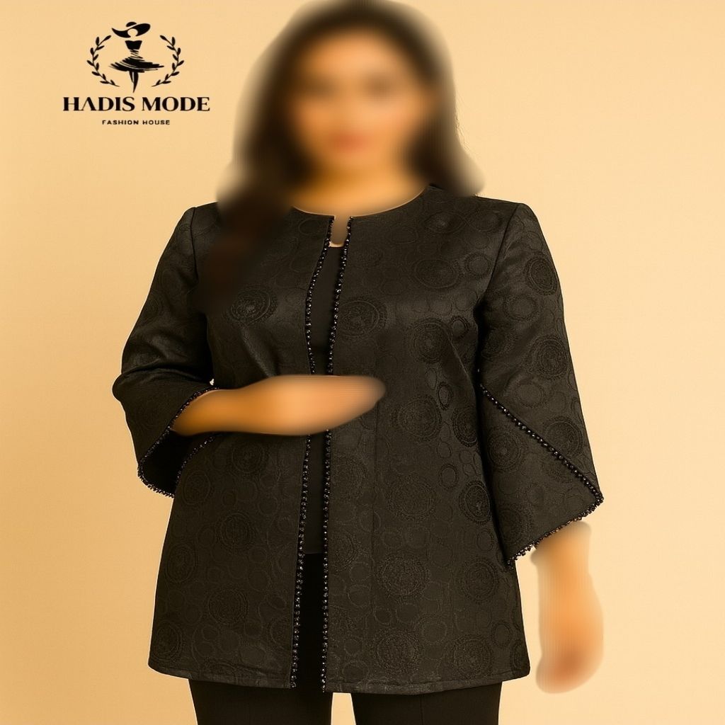 خرید اینترنتی قیمت کت زنانه مجلسی ژاکارد طرح ورساچه