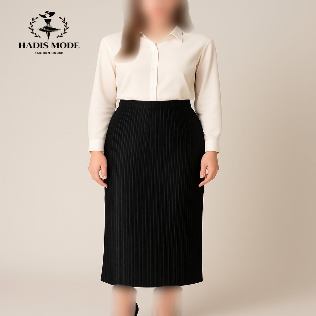 خرید اینترنتی قیمت دامن پلیسه ریز ساتن راسته زنانه