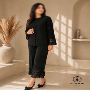 کت و شلوار مجلسی زنانه کرپ مرویجت سوفیا