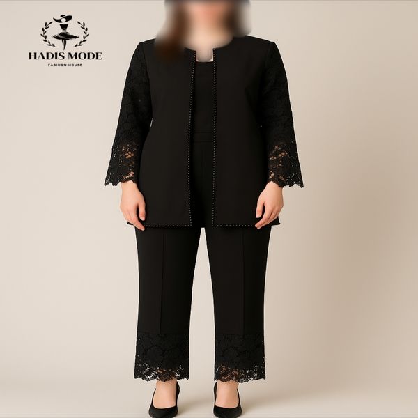 کت و شلوار مجلسی زنانه کرپ مرویجت سوفیا