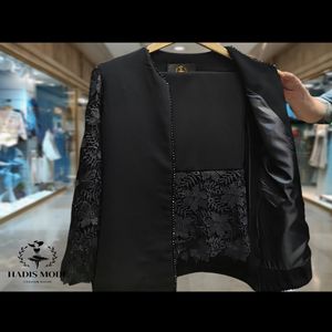 خرید اینترنتی قیمت کت و شلوار مجلسی زنانه کرپ مرویجت سوفیا