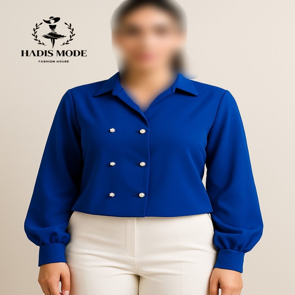 خرید اینترنتی قیمت شومیز کرپ زنانه دخترانه مدل ترانه