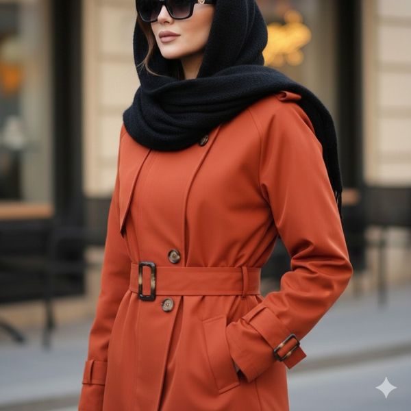 بارونی آستردار مزونی مدل الین