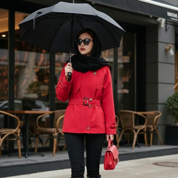 بارونی آستردار مزونی مدل الین