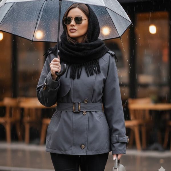 بارونی آستردار مزونی مدل الین