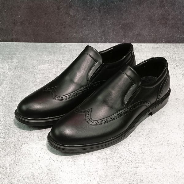 کفش مردانه روزمره اداری چرم طبیعی مدل هاوانا