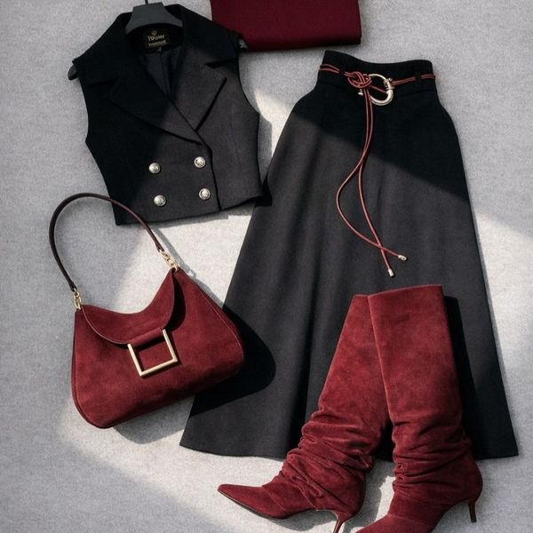 جلیقه دامن نگاه نورا