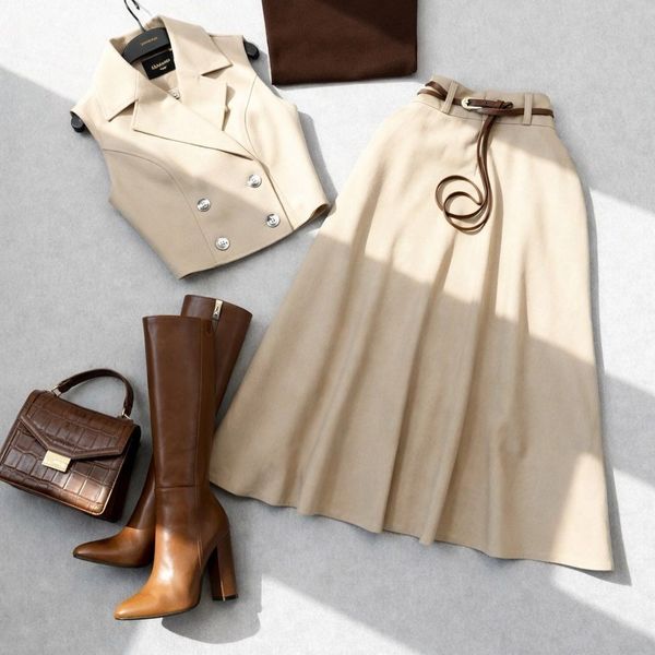 جلیقه دامن نگاه نورا