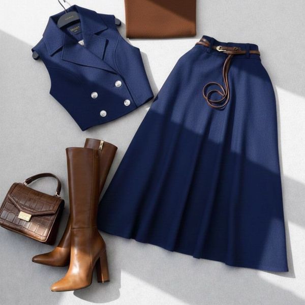 جلیقه دامن نگاه نورا