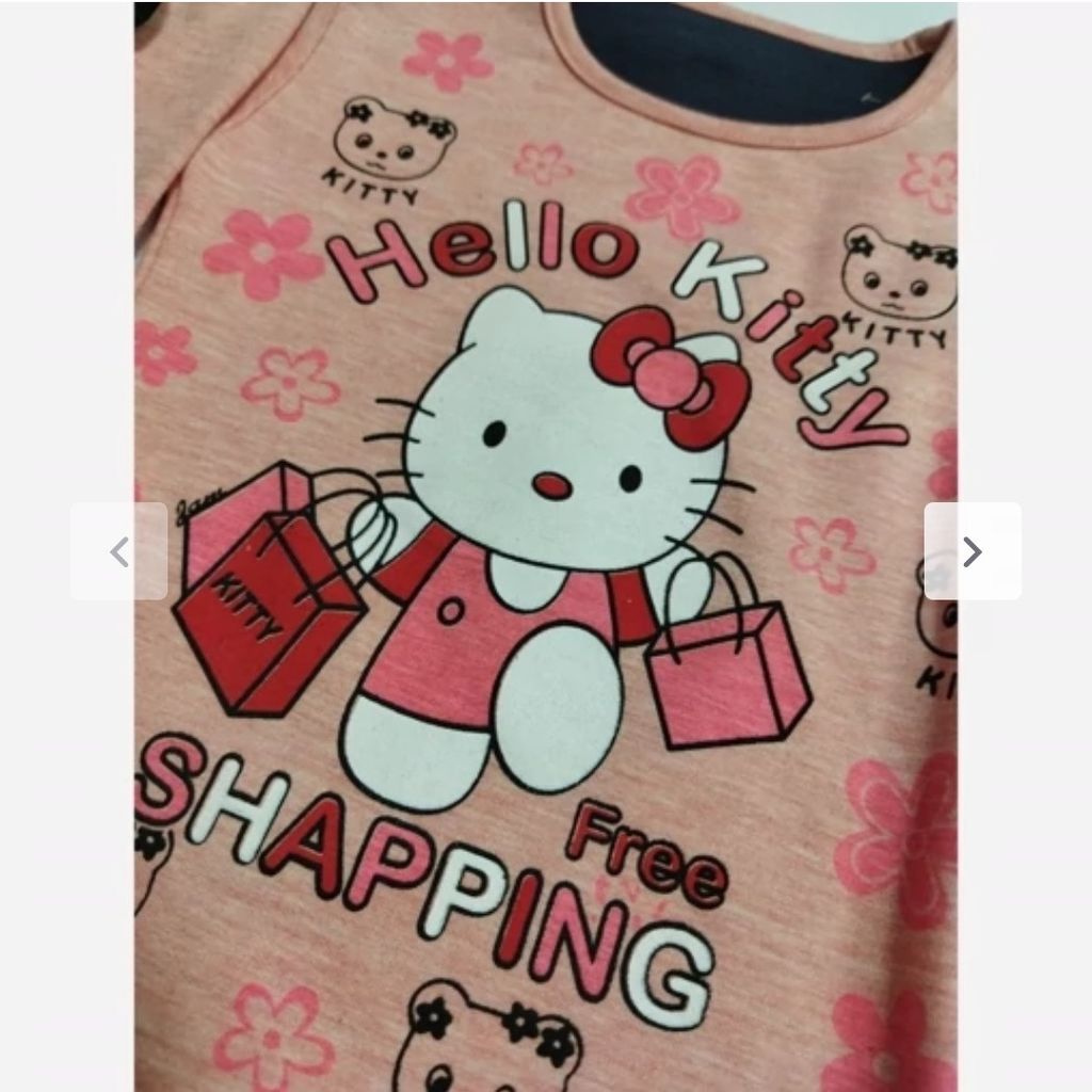 فروش اینترنتی بلوز آستین بلند دخترانه چاپ کیتی