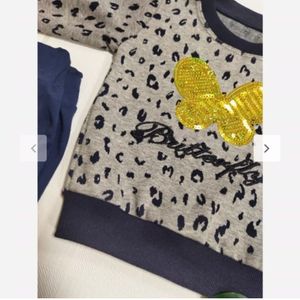 فروش اینترنتی ست بلوز و شلوار دخترانه پروانه ای