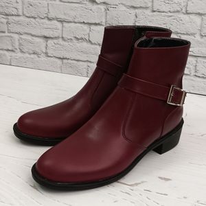 مشخصات نیم بوت زنانه اسپرت چرم طبیعی مدل کاترین زرشکی