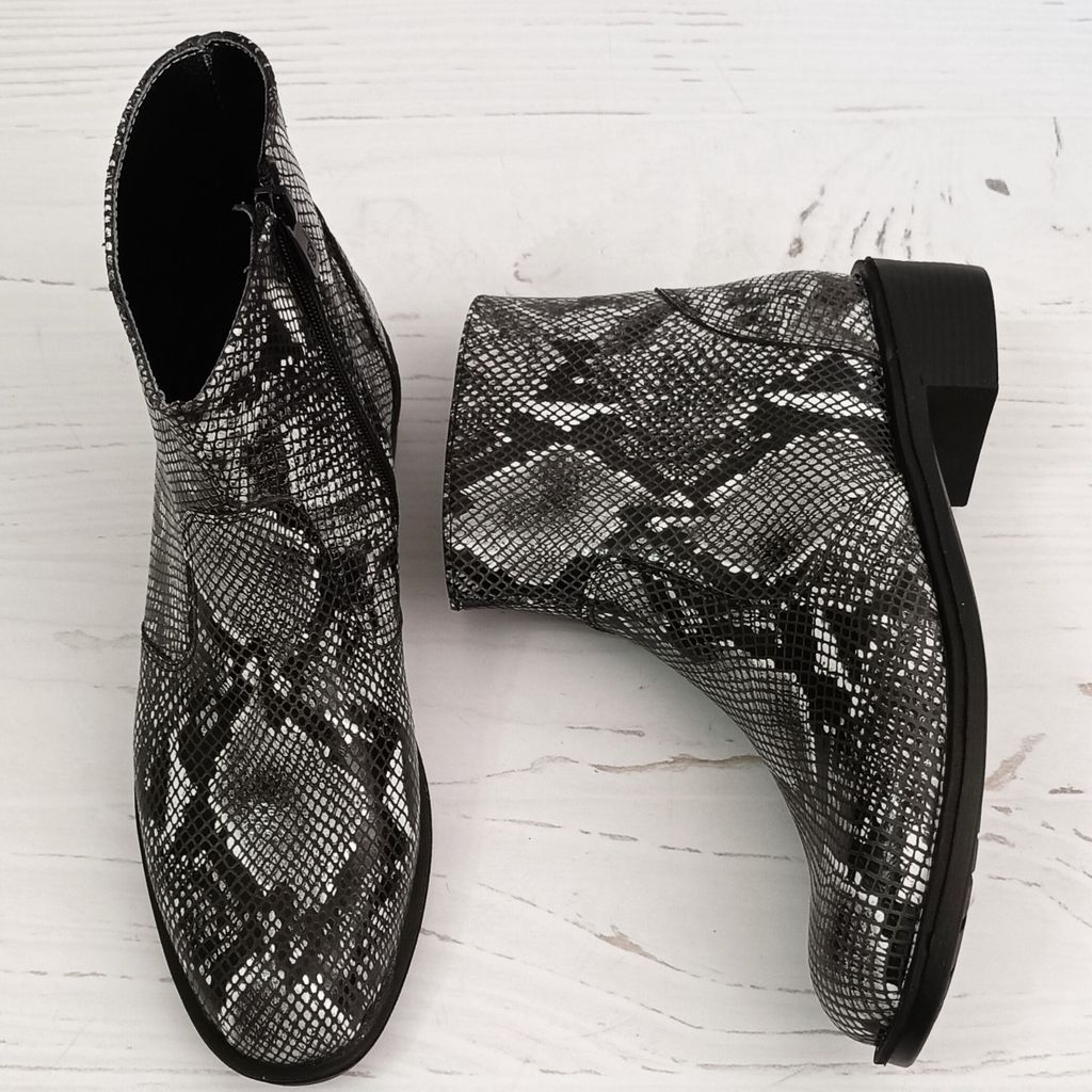 خرید انلاین نیم بوت زنانه اسپرت چرم طبیعی مدل ناتالی پوست ماری