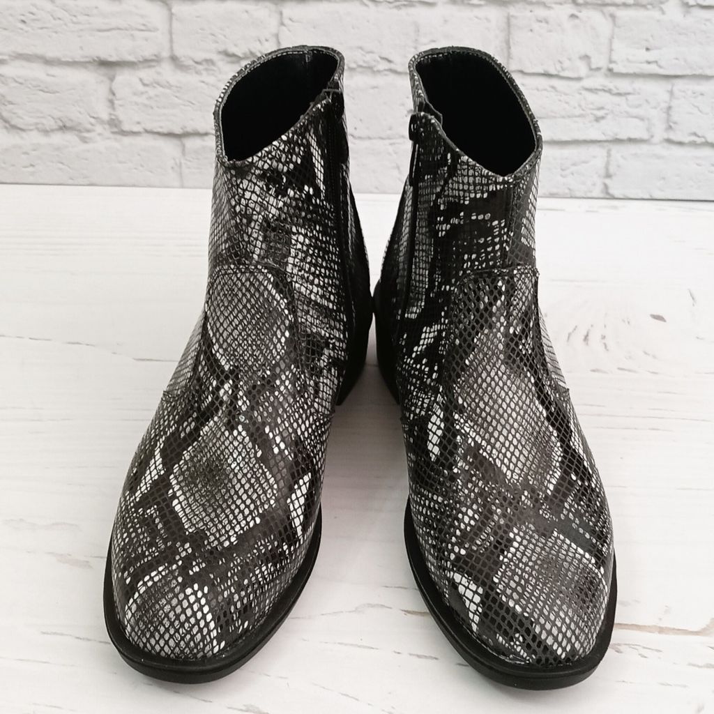 خرید آنلاین نیم بوت زنانه اسپرت چرم طبیعی مدل ناتالی پوست ماری