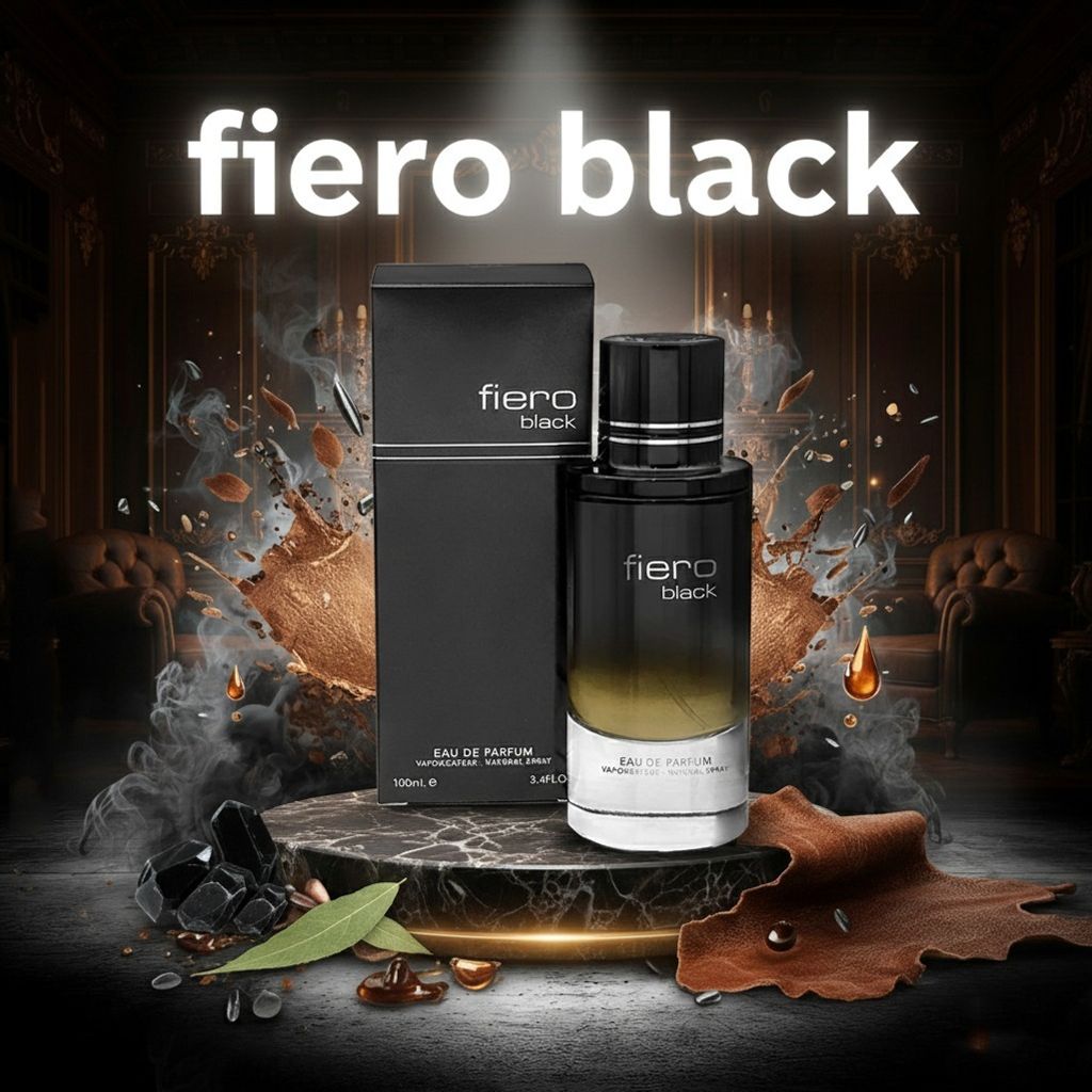 خرید انلاین عطر بسیار کمیاب اصل امارات مردانه فیرو بلک فراگرنس ورد - گرم و تند