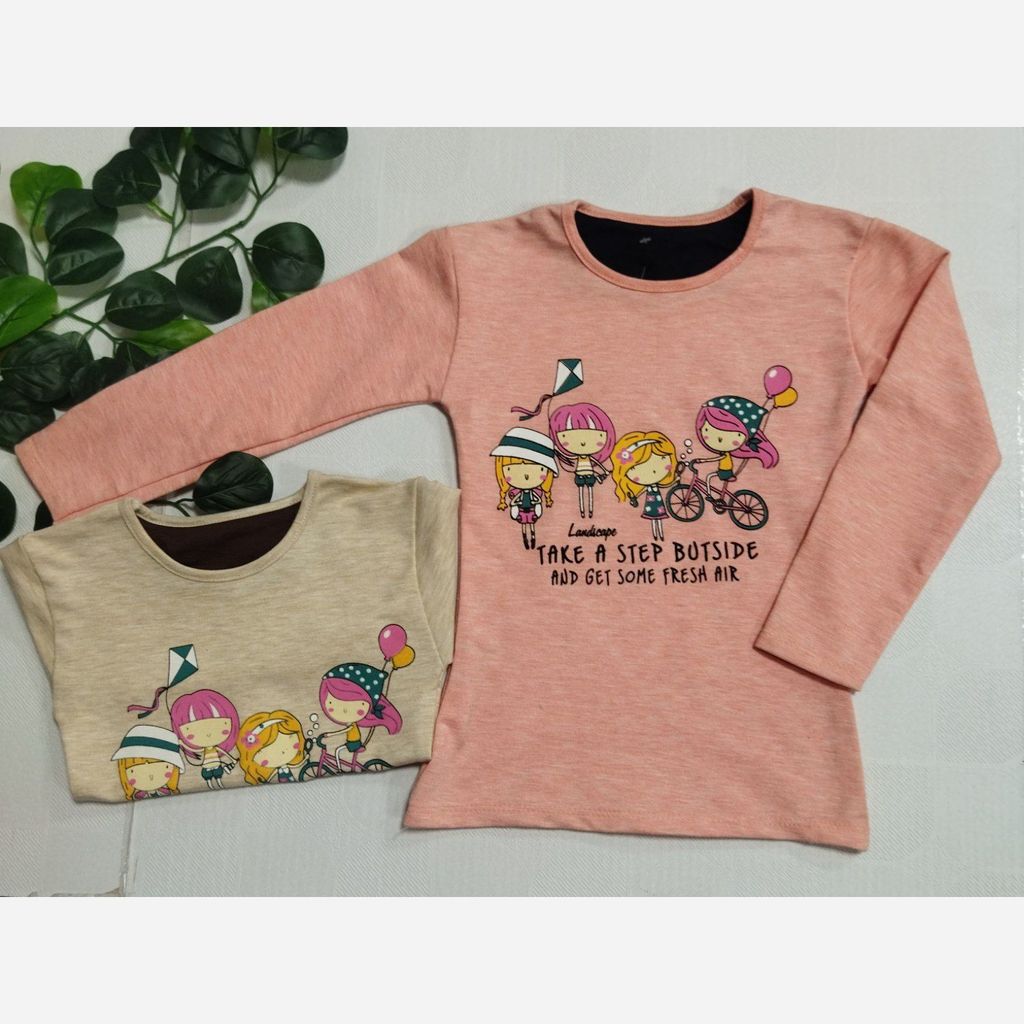 قیمت بلوز آستین بلند دخترانه دوچرخه 