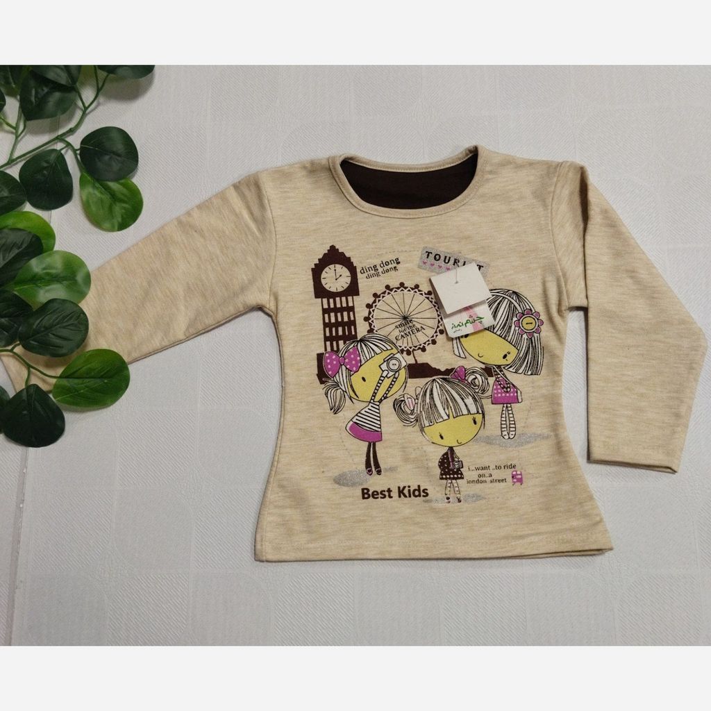 خرید آنلاین بلوز آستین بلند دخترانه 