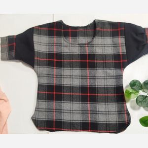 بلوز آستین بلندکشمیر  دخترانه