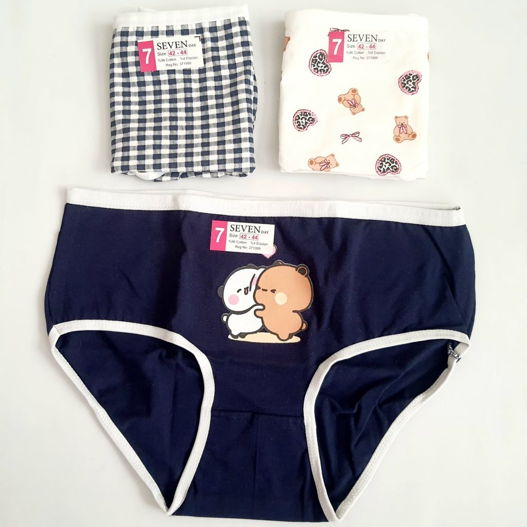 خرید اینترنتی شورت زنانه سون سایز ایکس لارج بسته 3 عددی