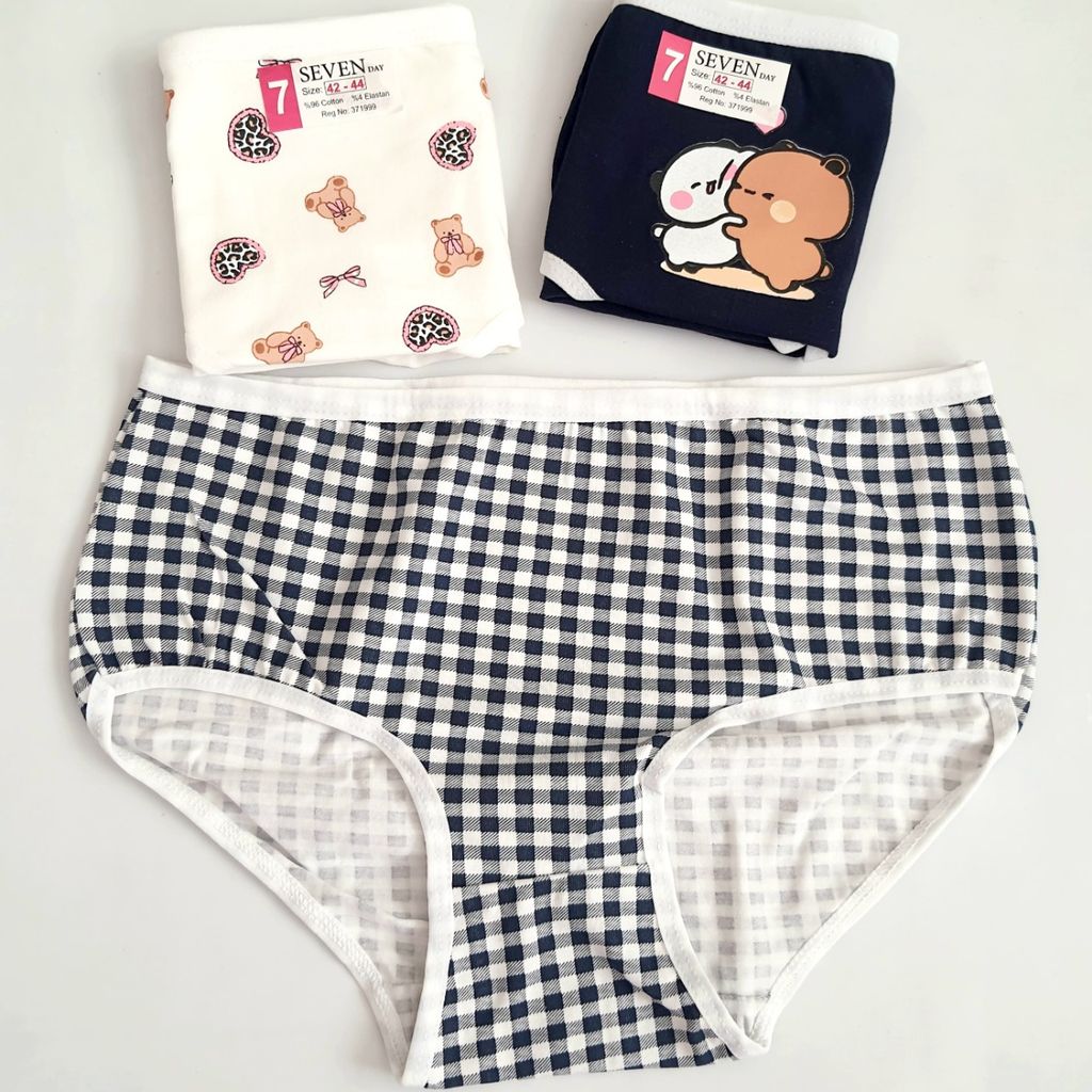 فروش اینترنتی شورت زنانه سون سایز ایکس لارج بسته 3 عددی