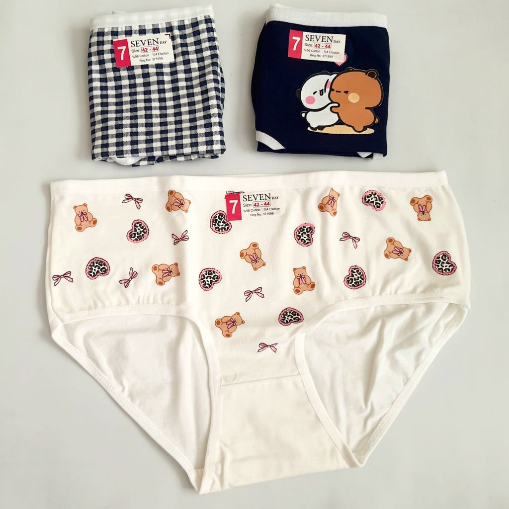 خرید اینترنتی شورت زنانه سون سایز ایکس لارج بسته 3 عددی