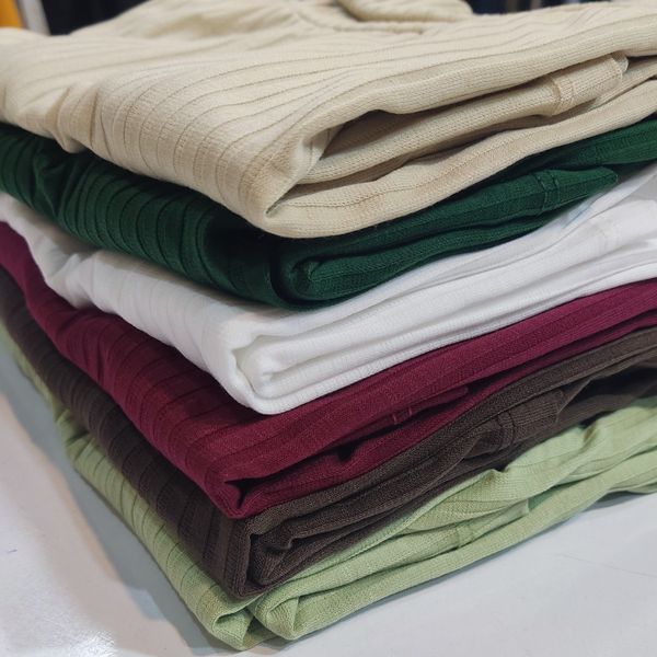 تیشرت زنانه کبریتی یقه سه سانتی 250