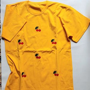 فروش اینترنتی تیشرت زنانه نخپنبه گرم بالا گیلاسی