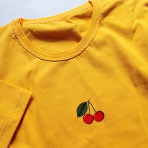 فروش اینترنتی تیشرت زنانه نخپنبه گرم بالا گیلاسی