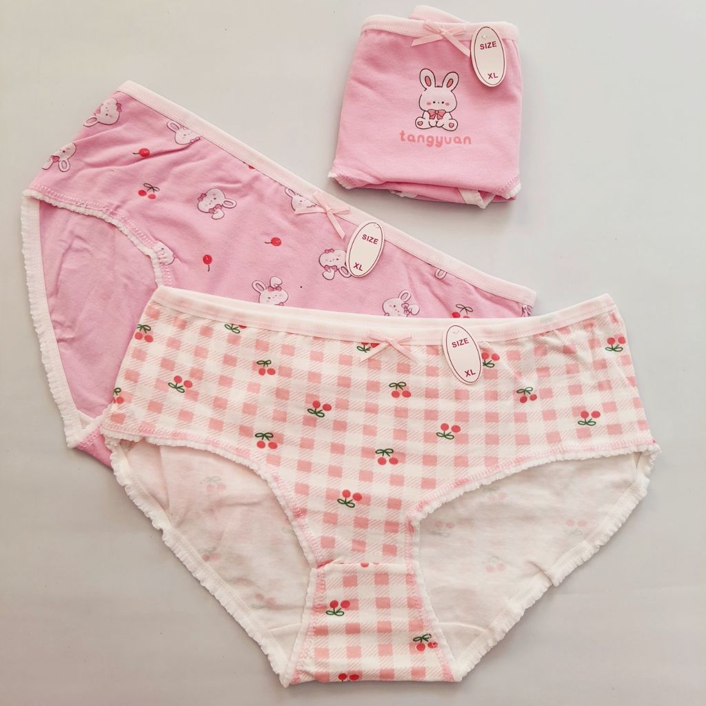 مشخصات شورت عروسکی نخی زنانه و دخترانه بسته 3 عددی