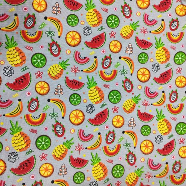 پارچه آشپزخانه پلی پنبه طرح میوه عرض 1.5 متر کد B