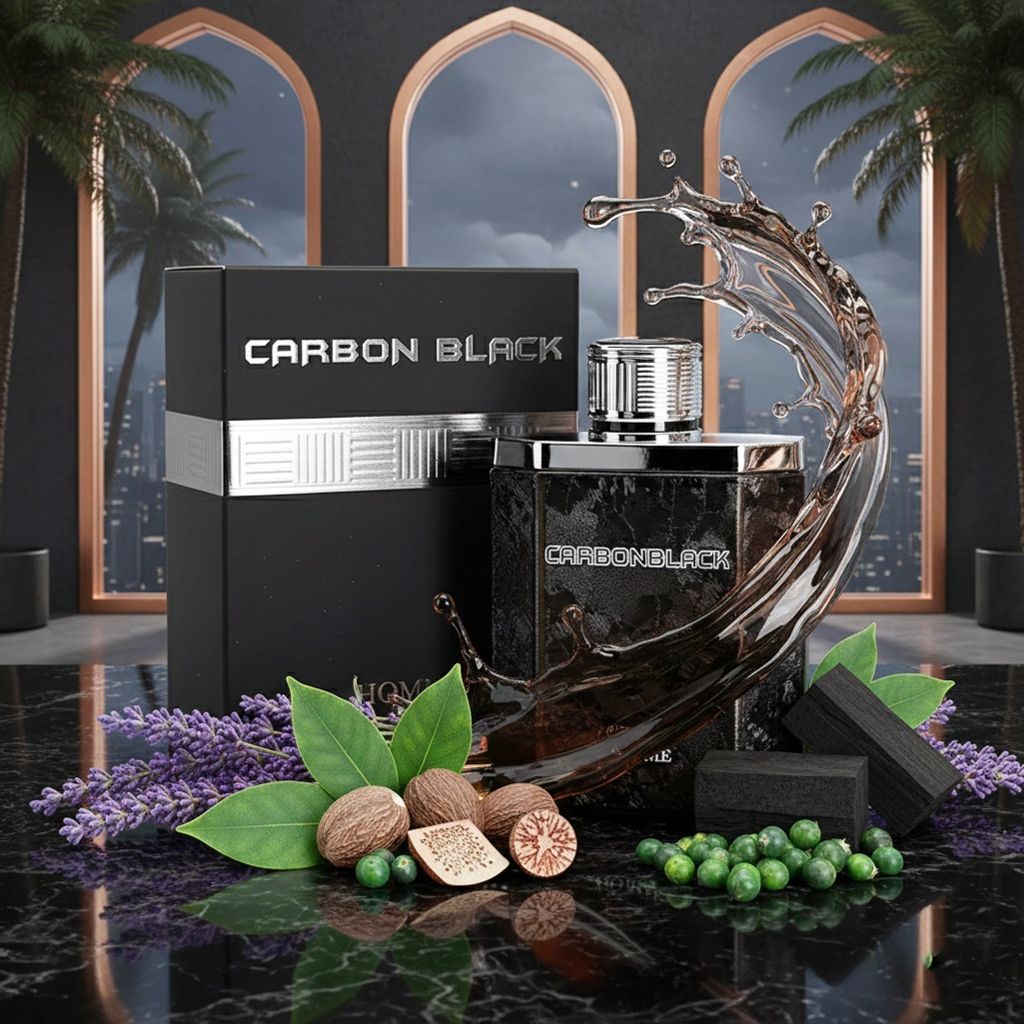 فروش اینترنتی عطر اصل امارات خاص مردانه کربن بلک فراگرنس ورد -100 میل - گرم و تلخ