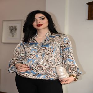 بلوز نیم زیپ کبریتی