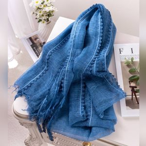 خرید اینترنتی شال کنفی بهاره دانتل شکوفه