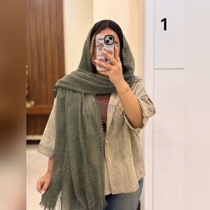 قیمت شال کنفی بهاره دانتل شکوفه