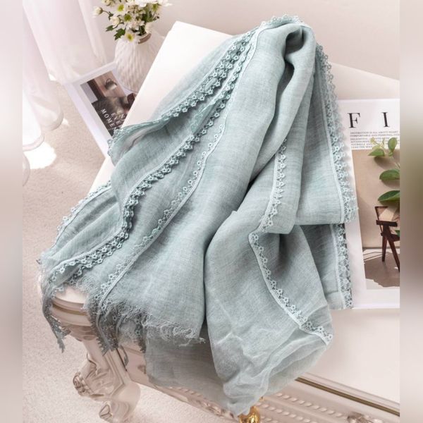 شال کنفی بهاره دانتل شکوفه