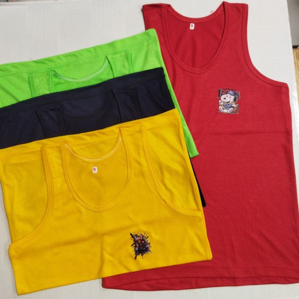 خرید اینترنتی زیرپوش رکابی رنگی بچگانه zr26