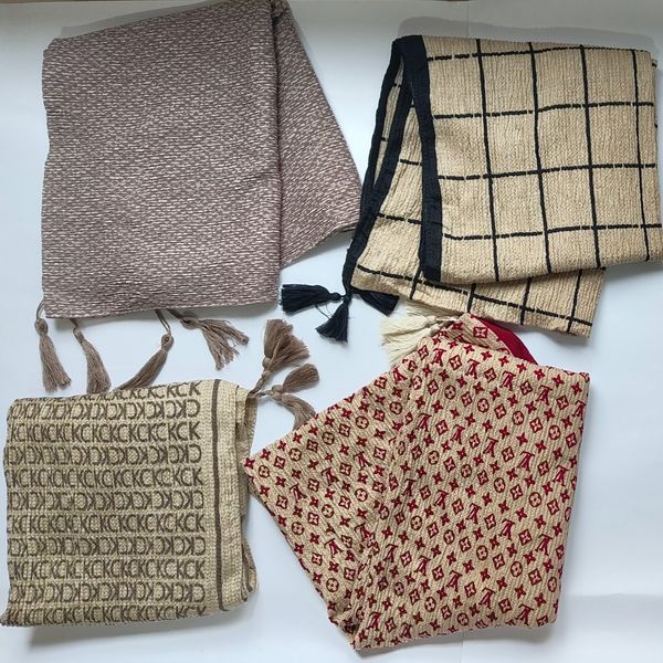 شال برشکا پلیسه طرحدار