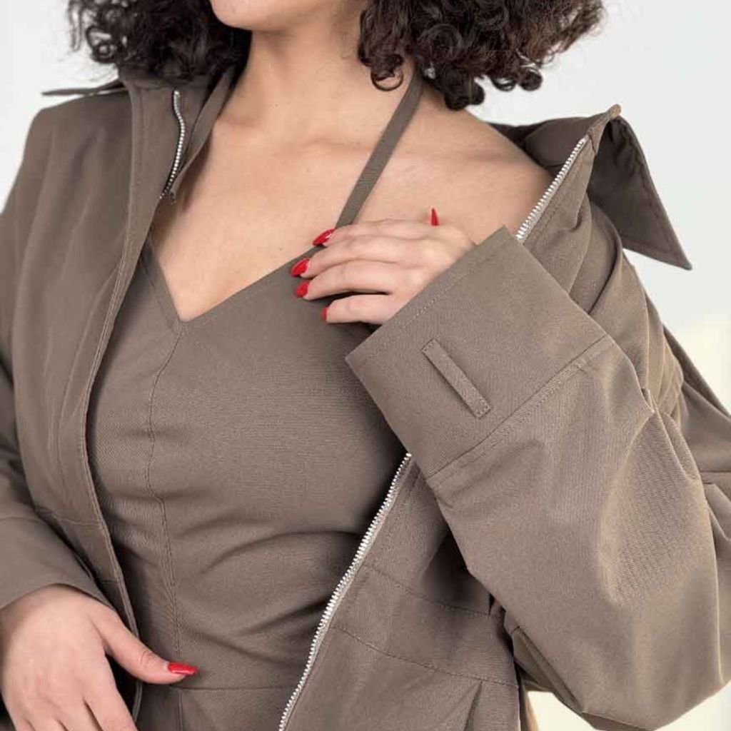 قیمت ارزان ست کت و اورال بنددار کد 160879