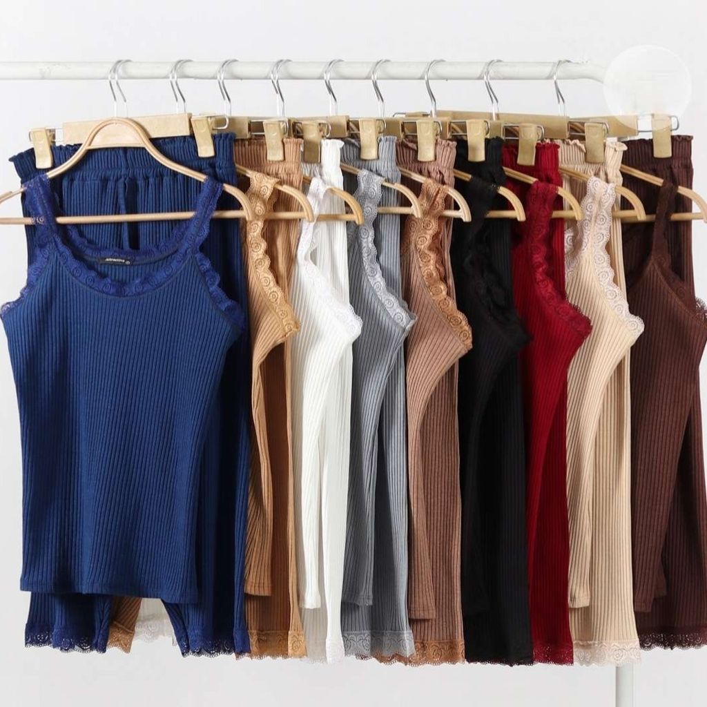 خرید اینترنتی ست تاپ و شلوارک گیپوری زنانه کرکره ای