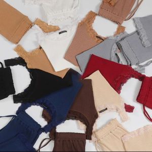 فروش اینترنتی ست تاپ و شلوارک گیپوری زنانه کرکره ای