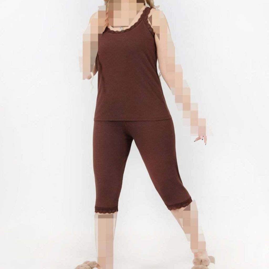 قیمت ست تاپ و شلوارک گیپوری زنانه کرکره ای